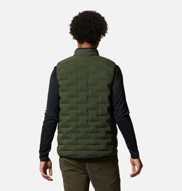 Men's Stretchdown Vest, Color: Surplus Green, image 2