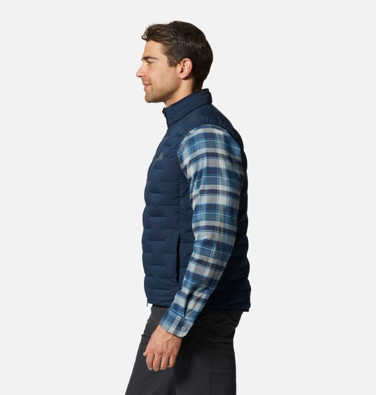 Stretchdown Vest | 425 | L, Color: Hardwear Navy, image 3