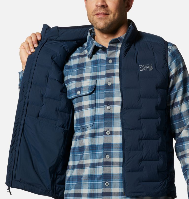Thumbnail: Men's Stretchdown Vest, Color: Hardwear Navy, image 5