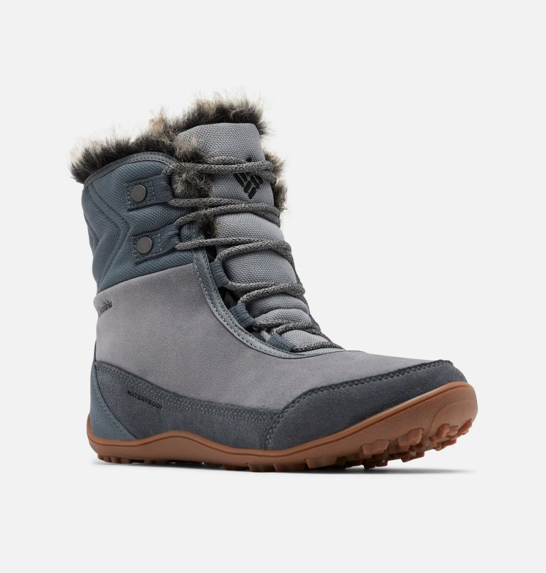 Thumbnail: Women's Minx Shorty Leather Boot, Color: Ti Grey Steel, Black, image 2