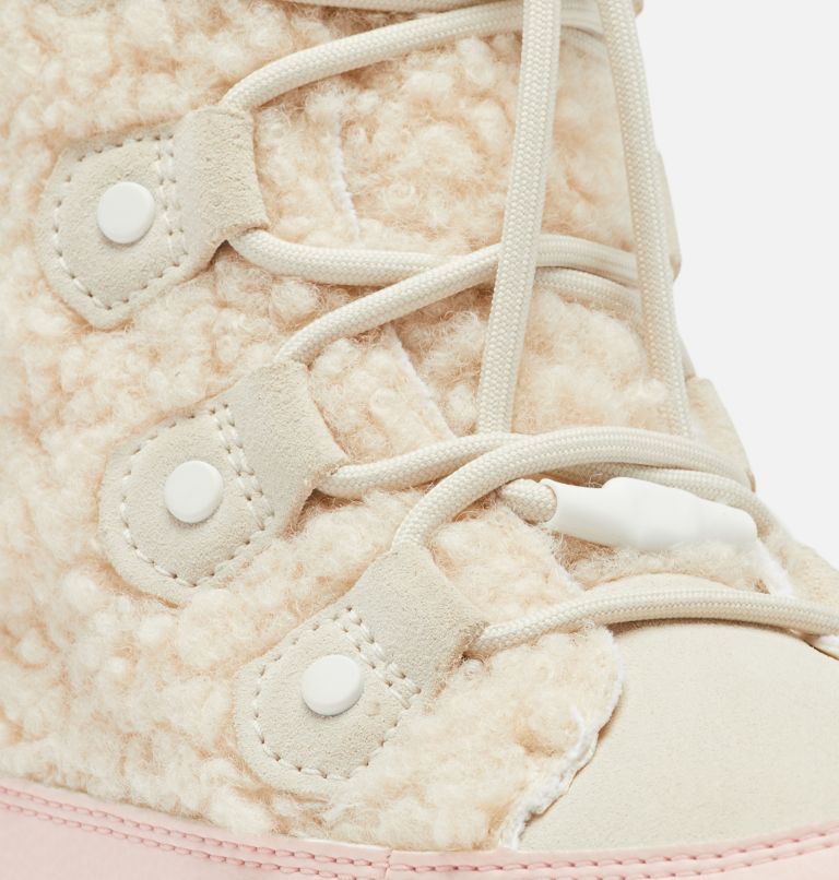Youth Sorel Explorer Cozy Boot, Color: Natural, Vintage Pink, image 7