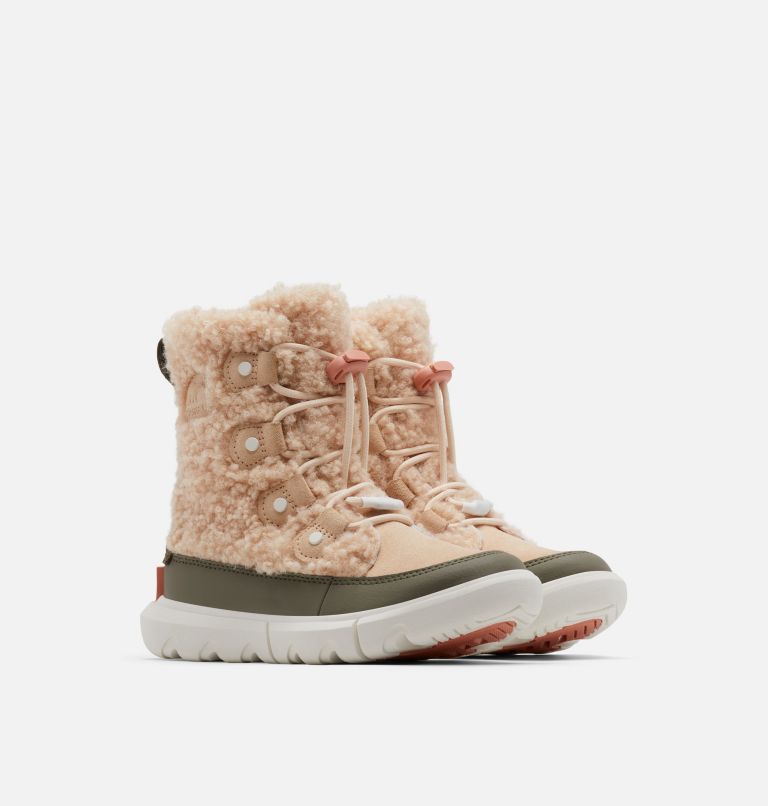 Youth Sorel Explorer Cozy Shearling Winter Boot SOREL