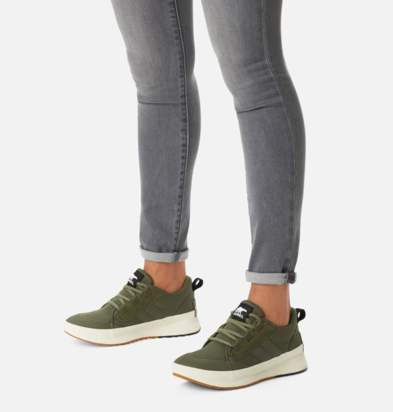 Thumbnail: Sneakers impermeabili Out N About III Low da donna, Color: Stone Green, Sea Salt, image 8