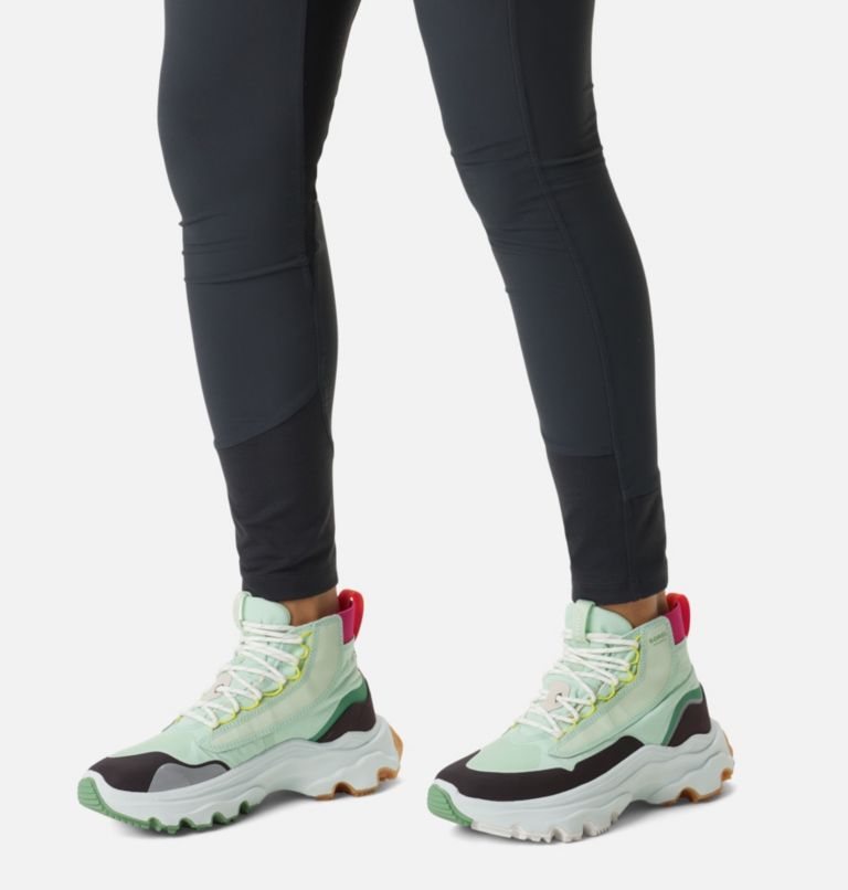 Women's Kinetic Breakthru Venture Mid Waterproof Winter Sneaker, Color: Sea Sprite, New Cinder, image 8