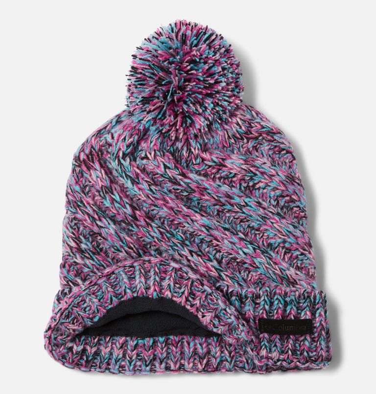 Youth Bundle Up Beanie | 011 | O/S, Color: Black, Pink Ice, Pink Orchid, image 2