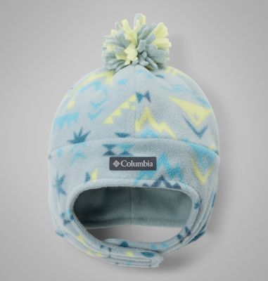 Kids' Frosty Trail II Earflap Beanie, Color: Crushed Blue Peaked, image 1