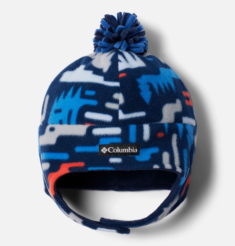 Unisex Youth Frosty Trail II Earflap Beanie, Color: Collegiate Navy Highland, image 1