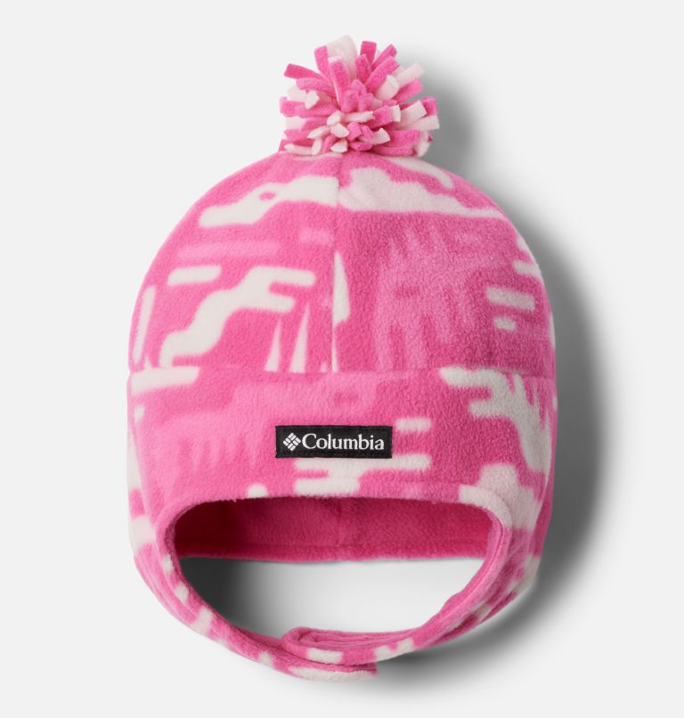 Youth Frosty Trail II Earflap Beanie, Color: Pink Ice Highland, image 1