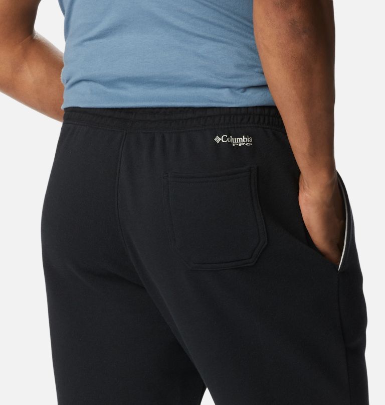 Men's PFG Stacked Logo Wader Joggers, Color: Black, Cool Grey, image 5