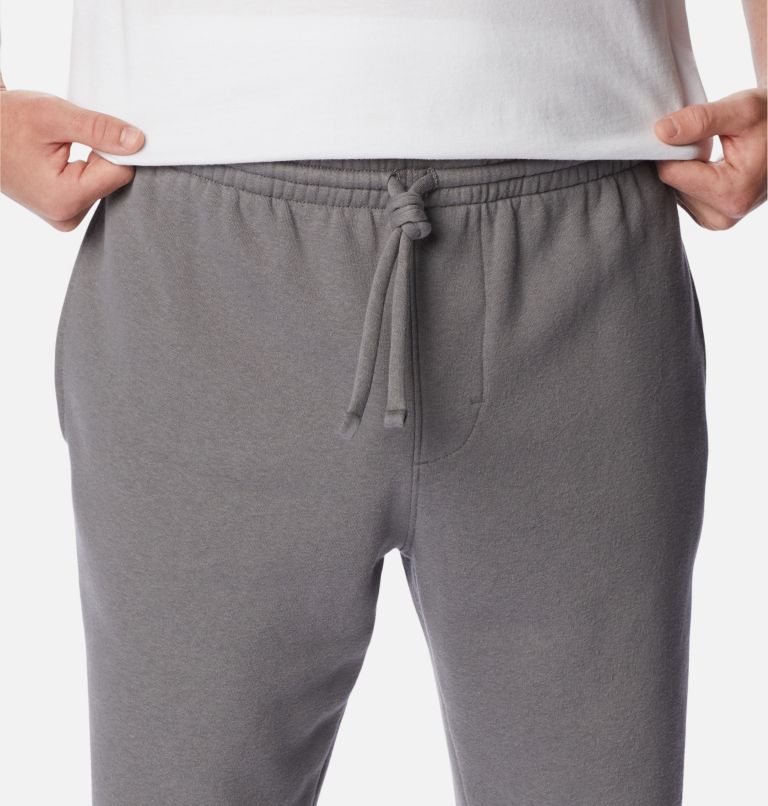 Men's PFG Stacked Logo Wader Joggers, Color: City Grey, White, image 4