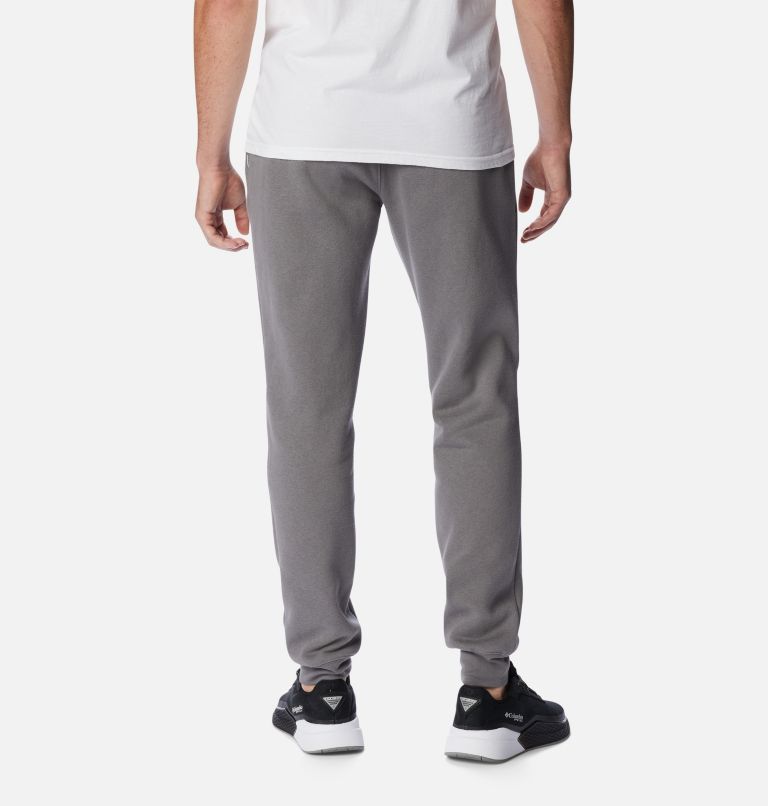Men's PFG Stacked Logo Wader Joggers, Color: City Grey, White, image 2