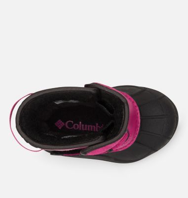 Columbia Bugaboot Celsius Strap Stivali Da Neve Unisex Bambini – Impermeabili Omni-Tech, Isolamento 400g, TPR, Squalo/Radiazioni, 21 EU
