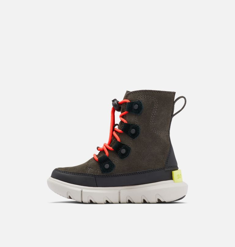 CHILDRENS SOREL EXPLORER� LACE WP | 093 | 10, Color: Jet, Black, image 4