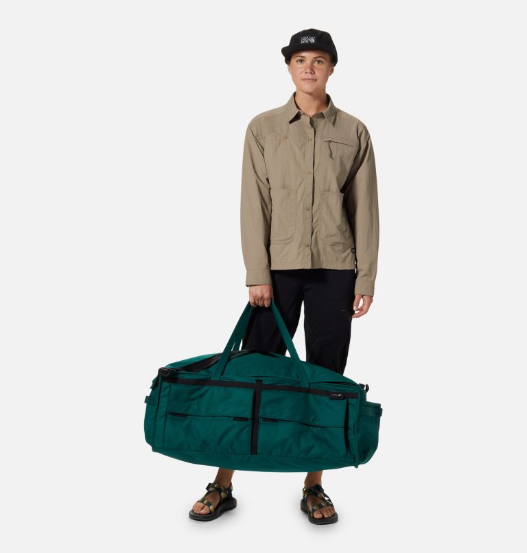 Sac Camp Tough Duffel 80L, Color: Hunter Green, image 4