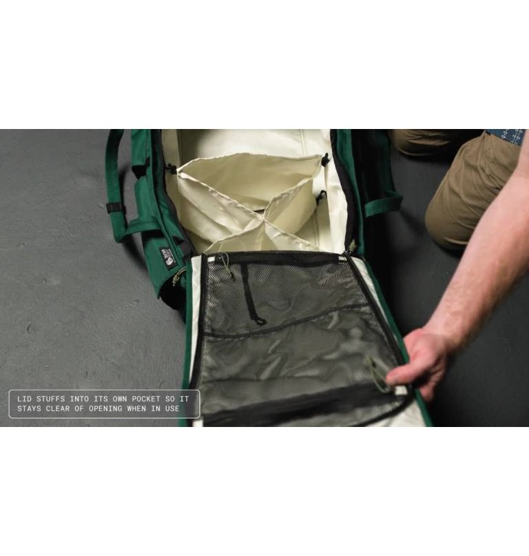 Camp Tough Duffel 50L, Color: Hunter Green
