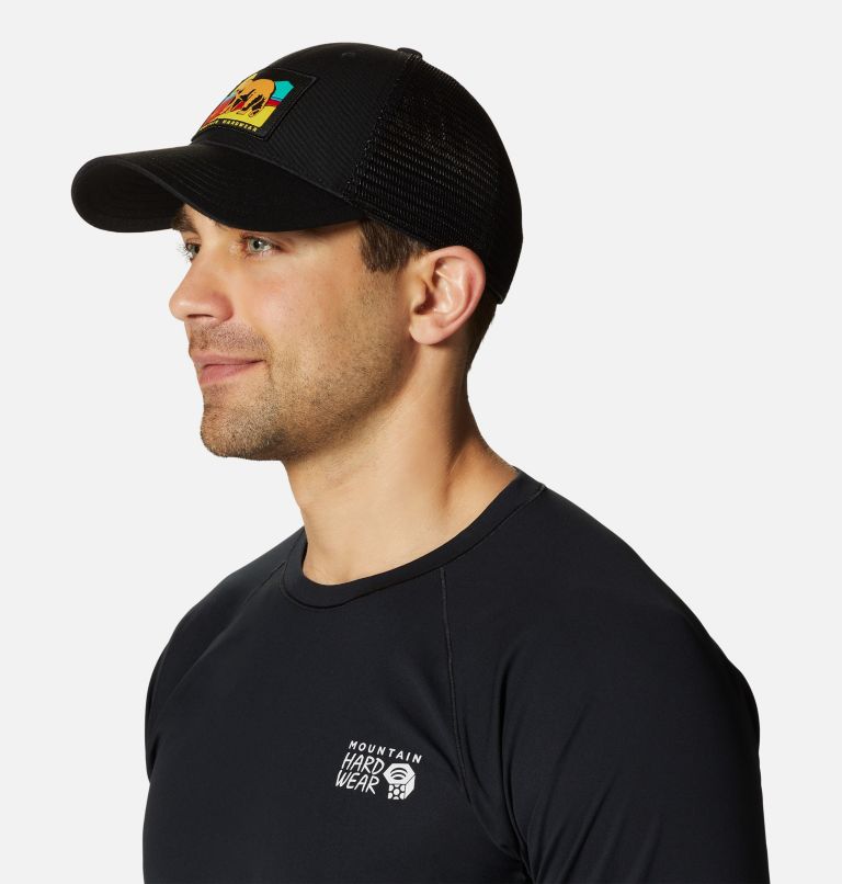 93 Bear Trucker Hat, Color: Black, image 3
