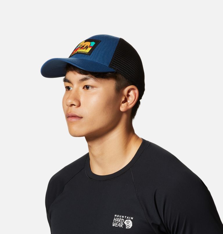 93 Bear Trucker Hat, Color: Blue Horizon, image 3
