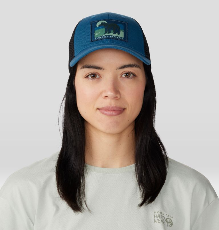93 Bear Trucker Hat, Color: Dark Caspian, image 6