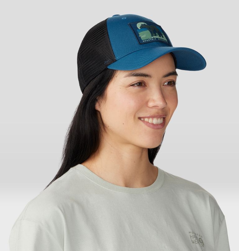 93 Bear Trucker Hat, Color: Dark Caspian, image 10