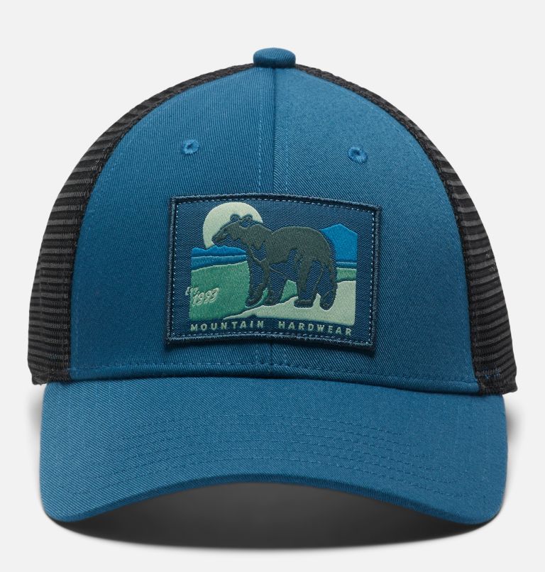 Thumbnail: 93 Bear Trucker Hat, Color: Dark Caspian, image 3