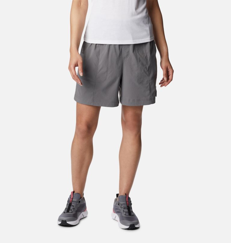 Women's Magnolia Springs Pull On Shorts, Color: City Grey, image 1