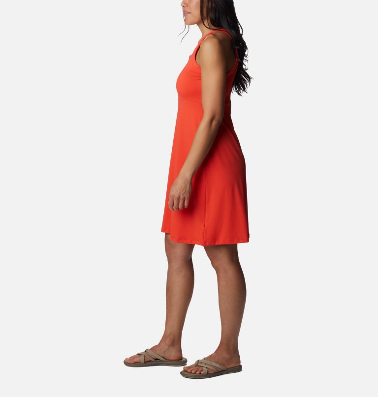 Women's Double Springs Dress, Color: Bright Poppy, image 3
