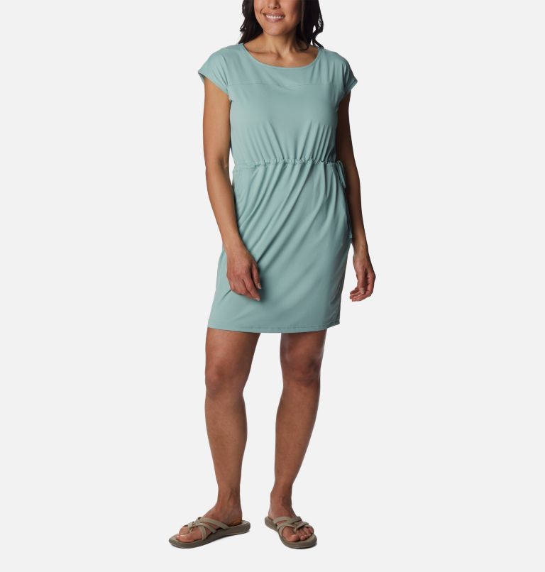 Women's Double Springs Cinch Dress, Color: Aqua Tone, image 1