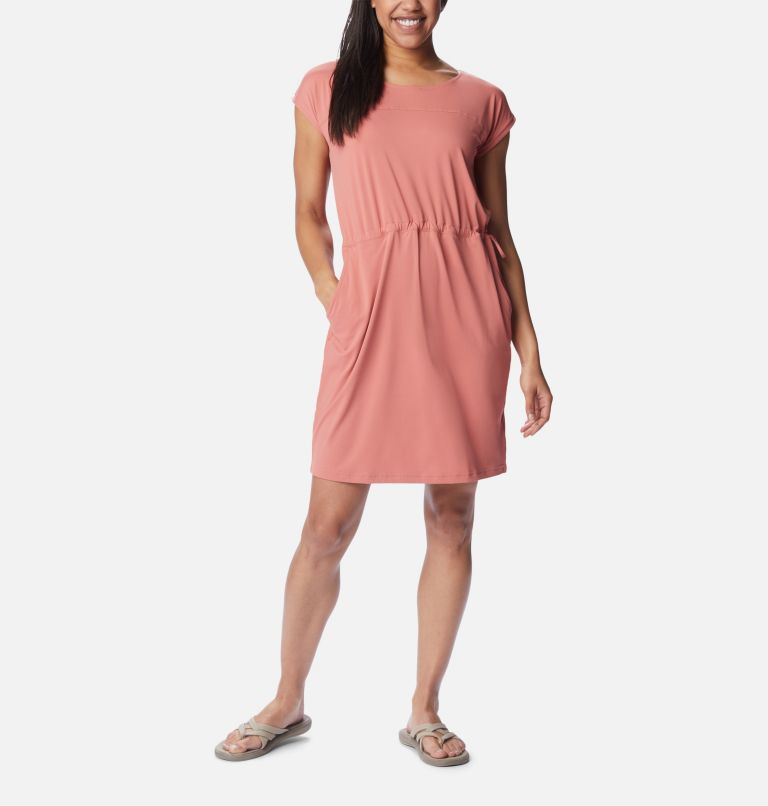 Thumbnail: Women's Double Springs Cinch Dress, Color: Dark Coral, image 1