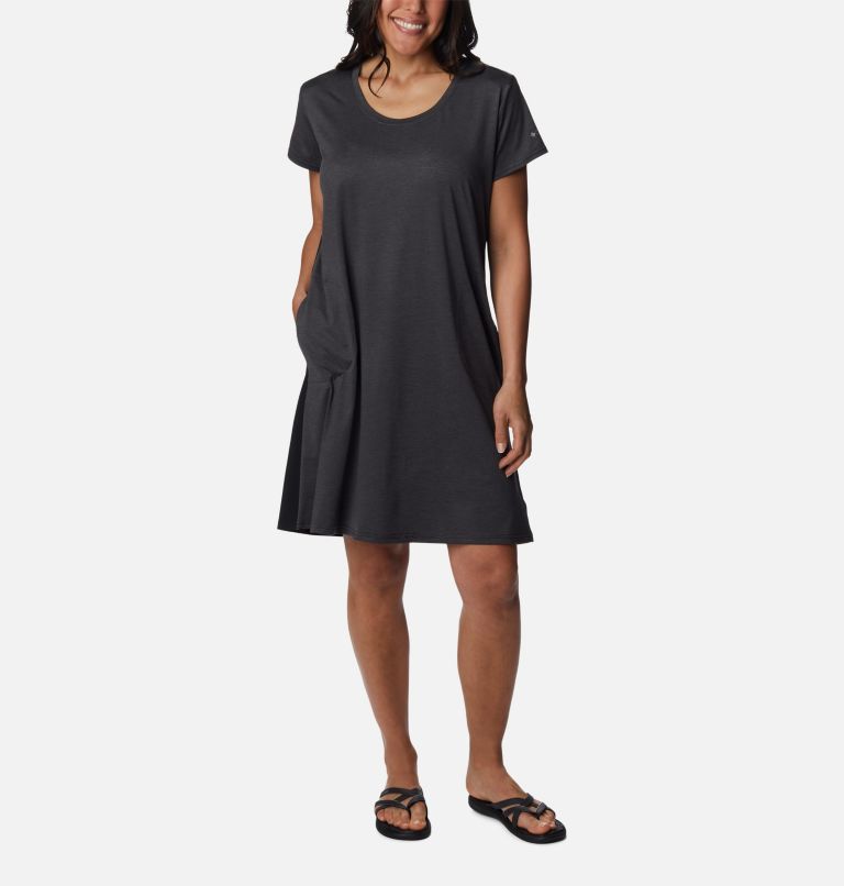 Women's Hazel Springs Dress, Color: Black Heather, Black, image 1
