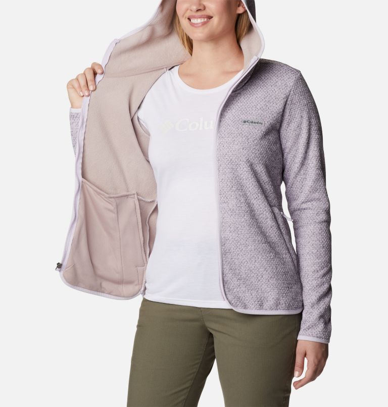 Women's Almond Creek Full Zip Jacket, Color: Pale Lilac Heather