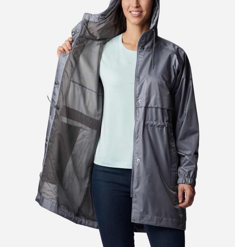 Women's Lowgap Springs Trail Rain Jacket, Color: Tradewinds Grey, image 5