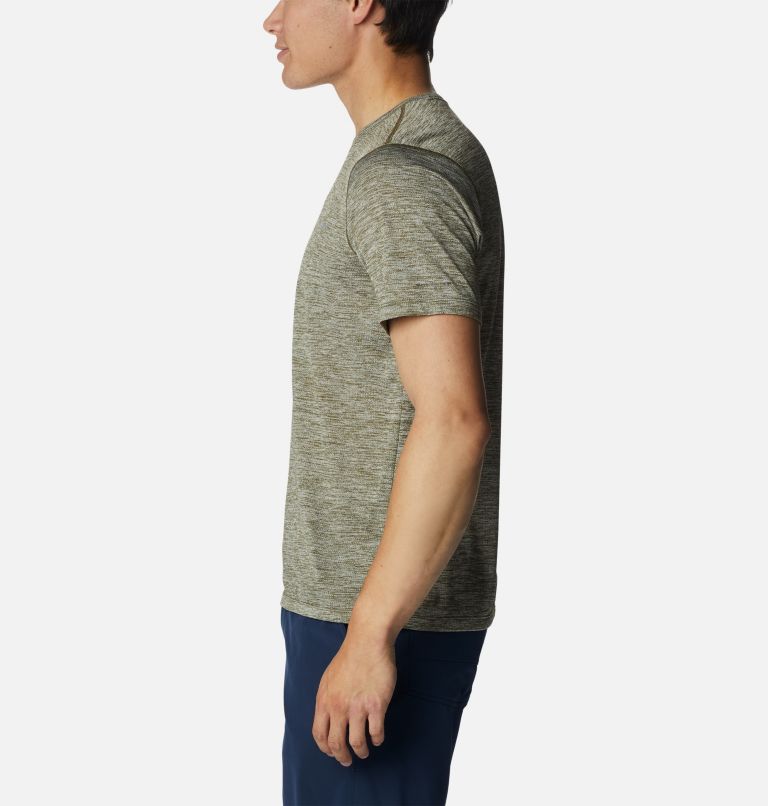 Men's Cedar Creek Short Sleeve Shirt, Color: New Olive Heather, image 3