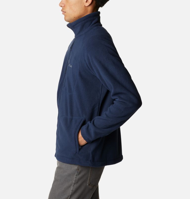Men's Mitchell Lane Full Zip Fleece Jacket, Color: Collegiate Navy, image 3