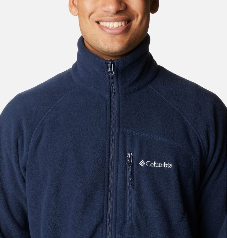 Thumbnail: Men's Mitchell Lane Full Zip Fleece Jacket, Color: Collegiate Navy, image 4