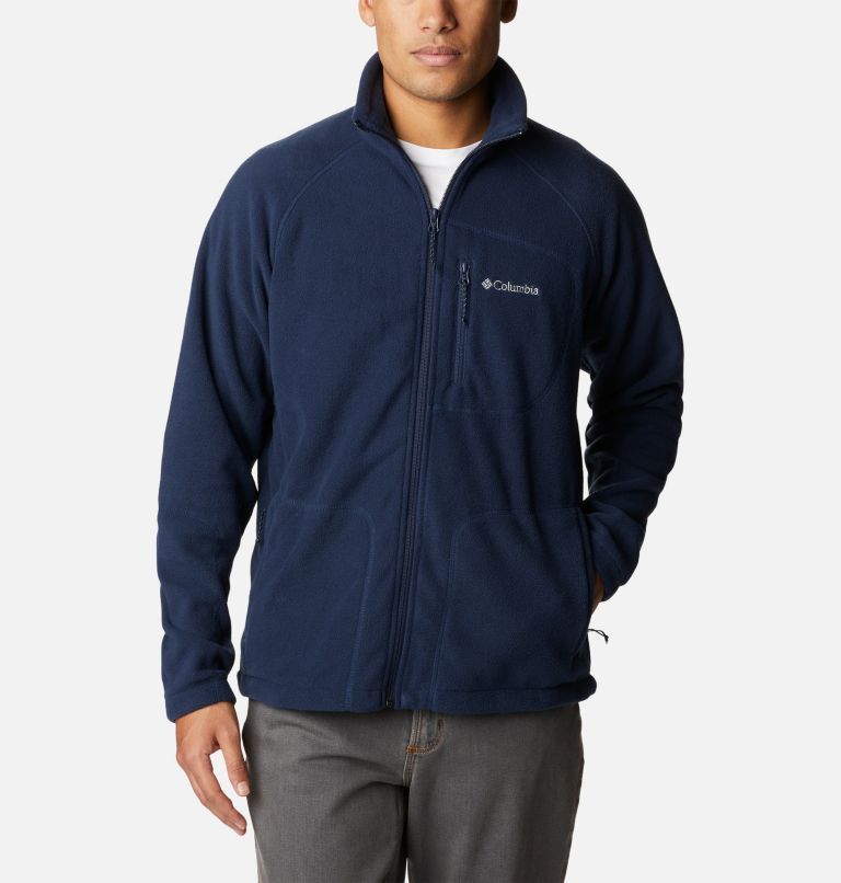 Thumbnail: Men's Mitchell Lane Full Zip Fleece Jacket, Color: Collegiate Navy, image 1