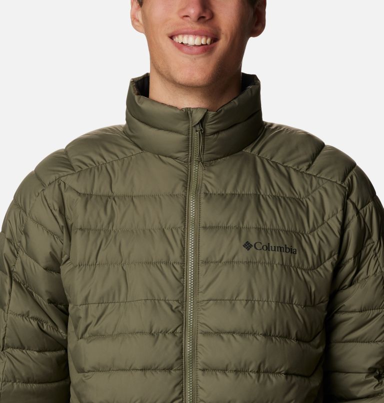 Thumbnail: Men's Wolf Creek Falls Insulated Jacket, Color: Stone Green, image 4