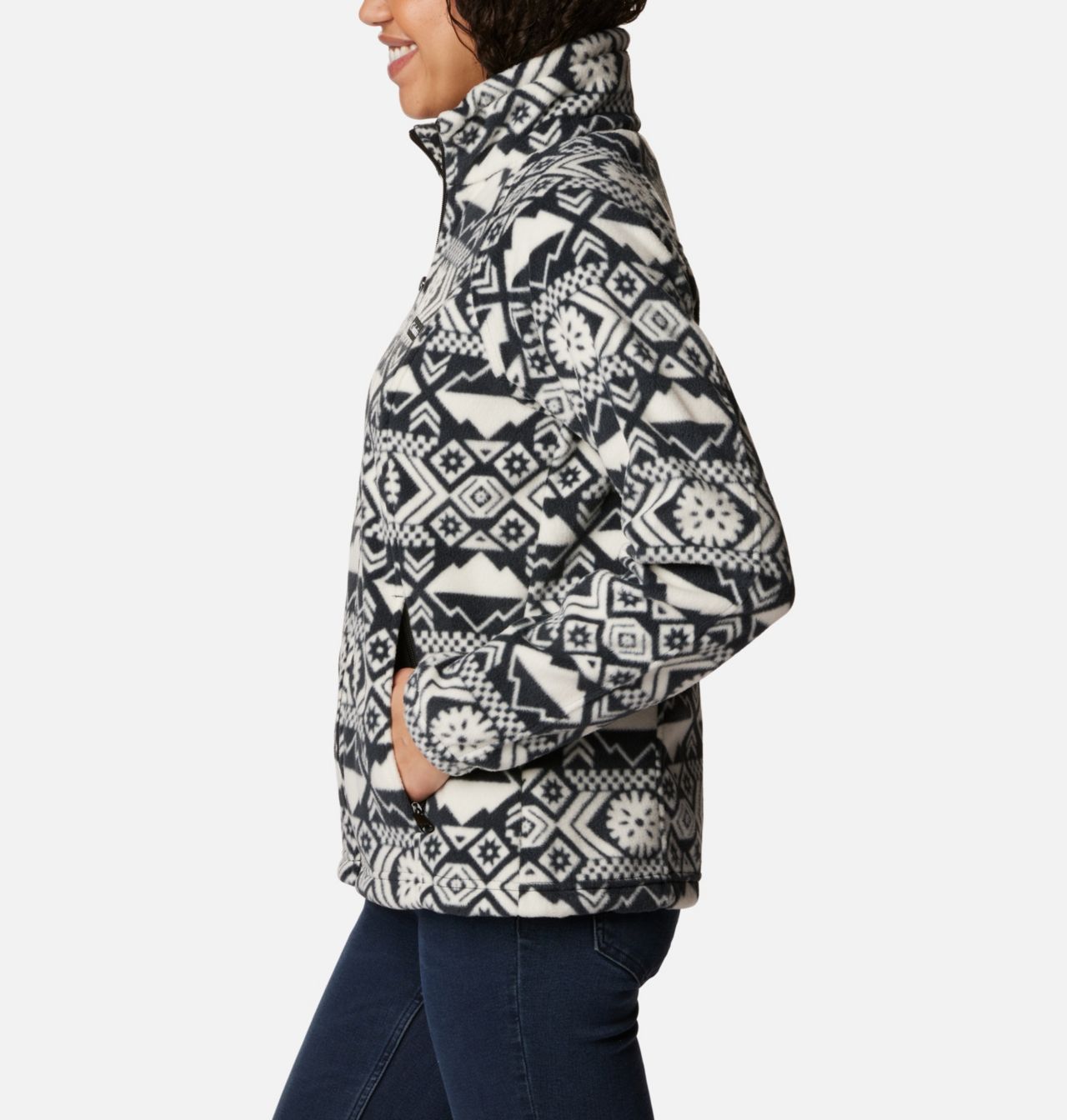 Women's Benton Springs™ Printed Full Zip Fleece Jacket 3