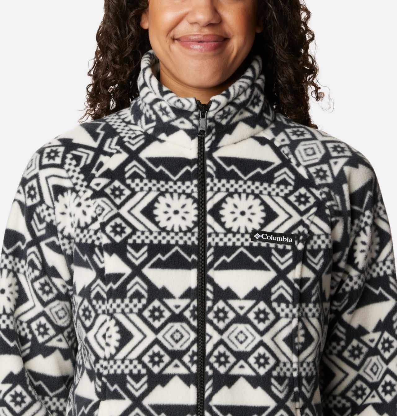 Women's Benton Springs™ Printed Full Zip Fleece Jacket 4
