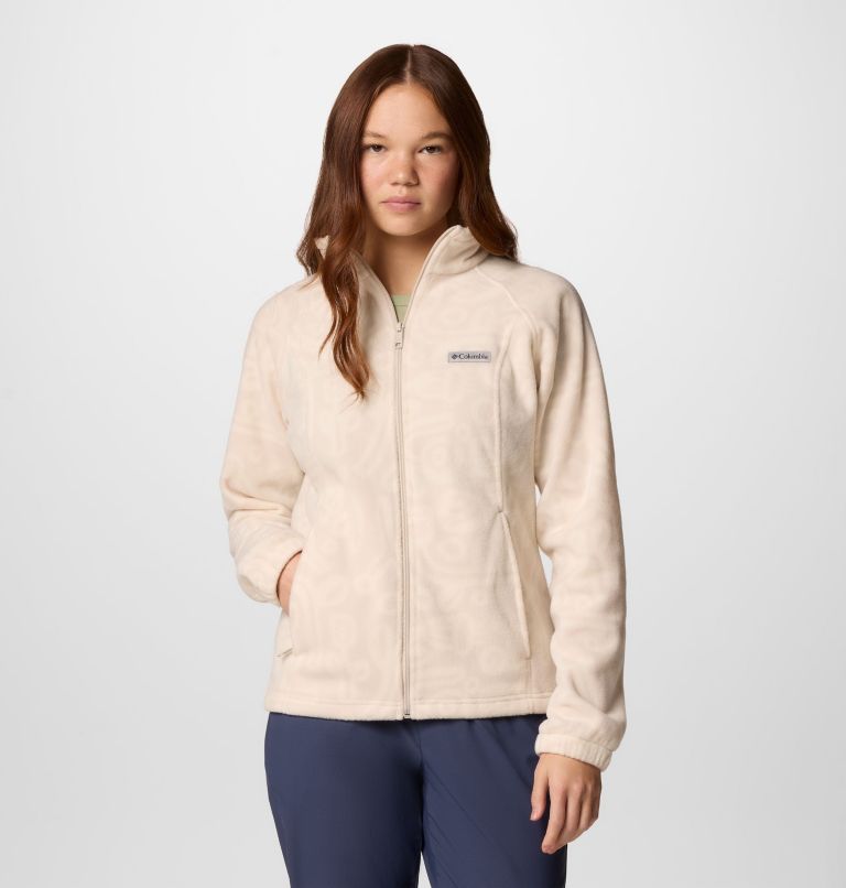 Women s Benton Springs Printed Full Zip Fleece Jacket Columbia Sportswear