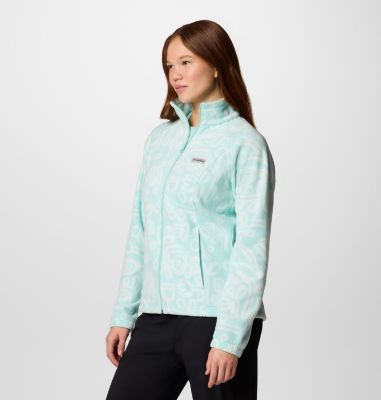 Women's Benton Springs Printed Full Zip Fleece Jacket, Color: Spray Marker Made Tonal, image 27
