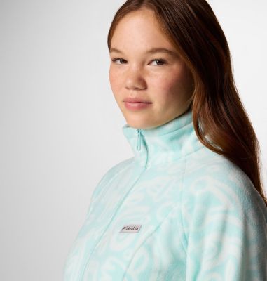 Women's Benton Springs Printed Full Zip Fleece Jacket, Color: Spray Marker Made Tonal, image 28