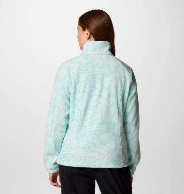 Women's Benton Springs Printed Full Zip Fleece Jacket, Color: Spray Marker Made Tonal, image 26