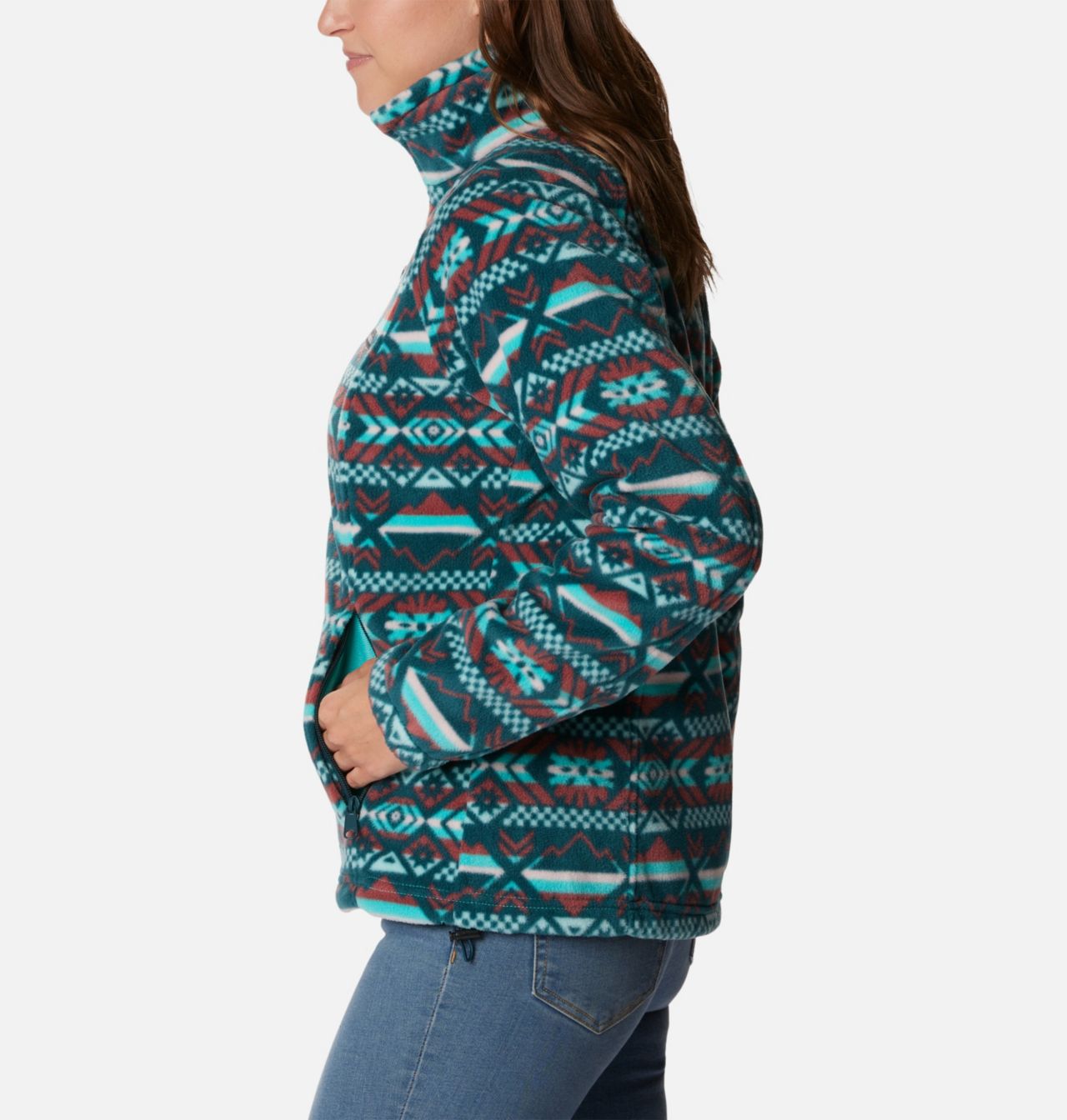 Women's Benton Springs™ Printed Full Zip Fleece Jacket 3