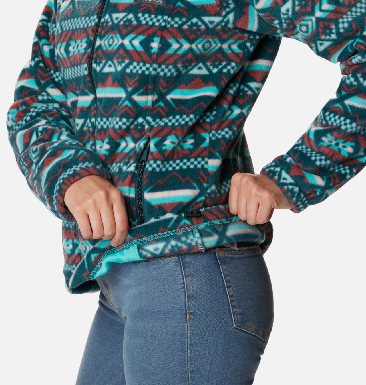 Women's Benton Springs™ Printed Full Zip Fleece Jacket 6