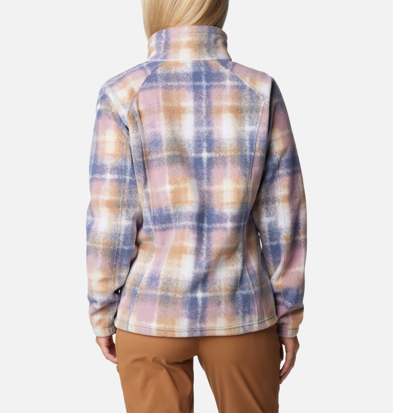 Women's Benton Springs Printed Full Zip Fleece Jacket, Color: Nocturnal Omblur, image 2