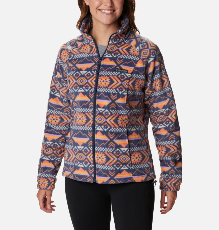 Columbia Women's Benton Springs™ Printed Full Zip Fleece Jacket - ONLI