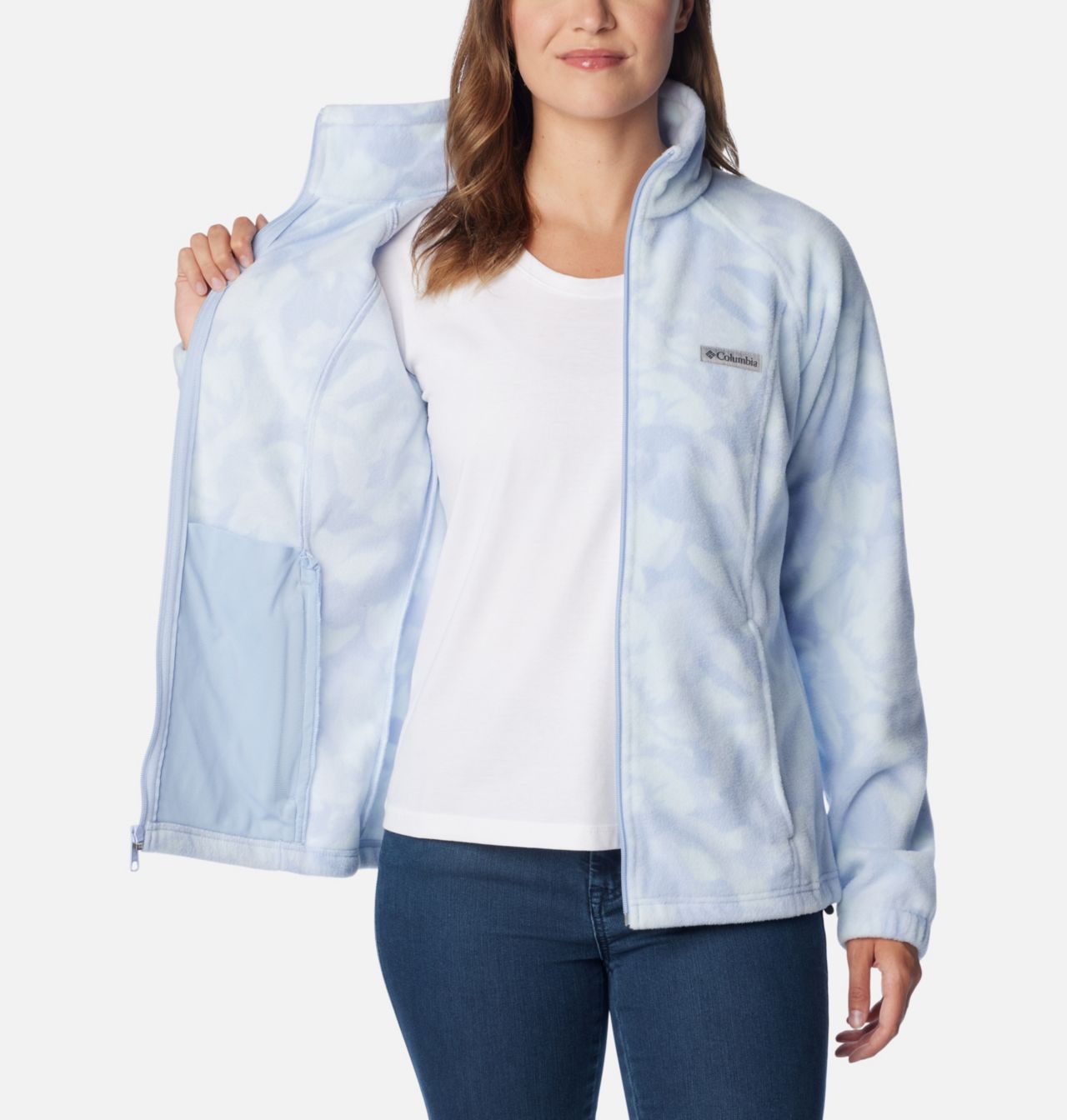 Women's Benton Springs™ Printed Full Zip Fleece Jacket 5