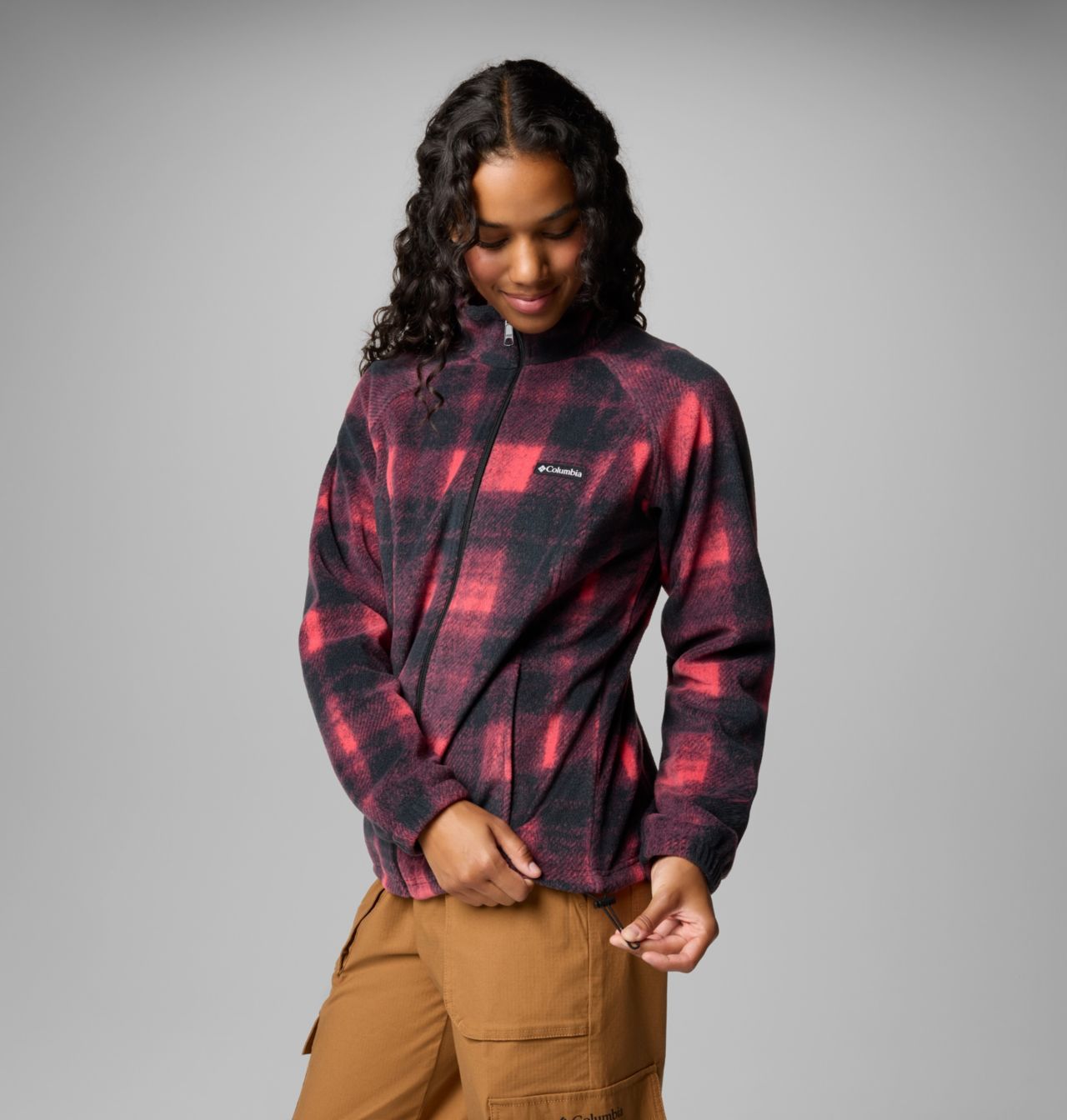 Women's Benton Springs™ Printed Full Zip Fleece Jacket | 602 | XL 6