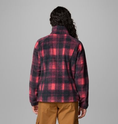 Women's Benton Springs Printed Full Zip Fleece Jacket, Color: Daredevil Omblur Tonal, image 34