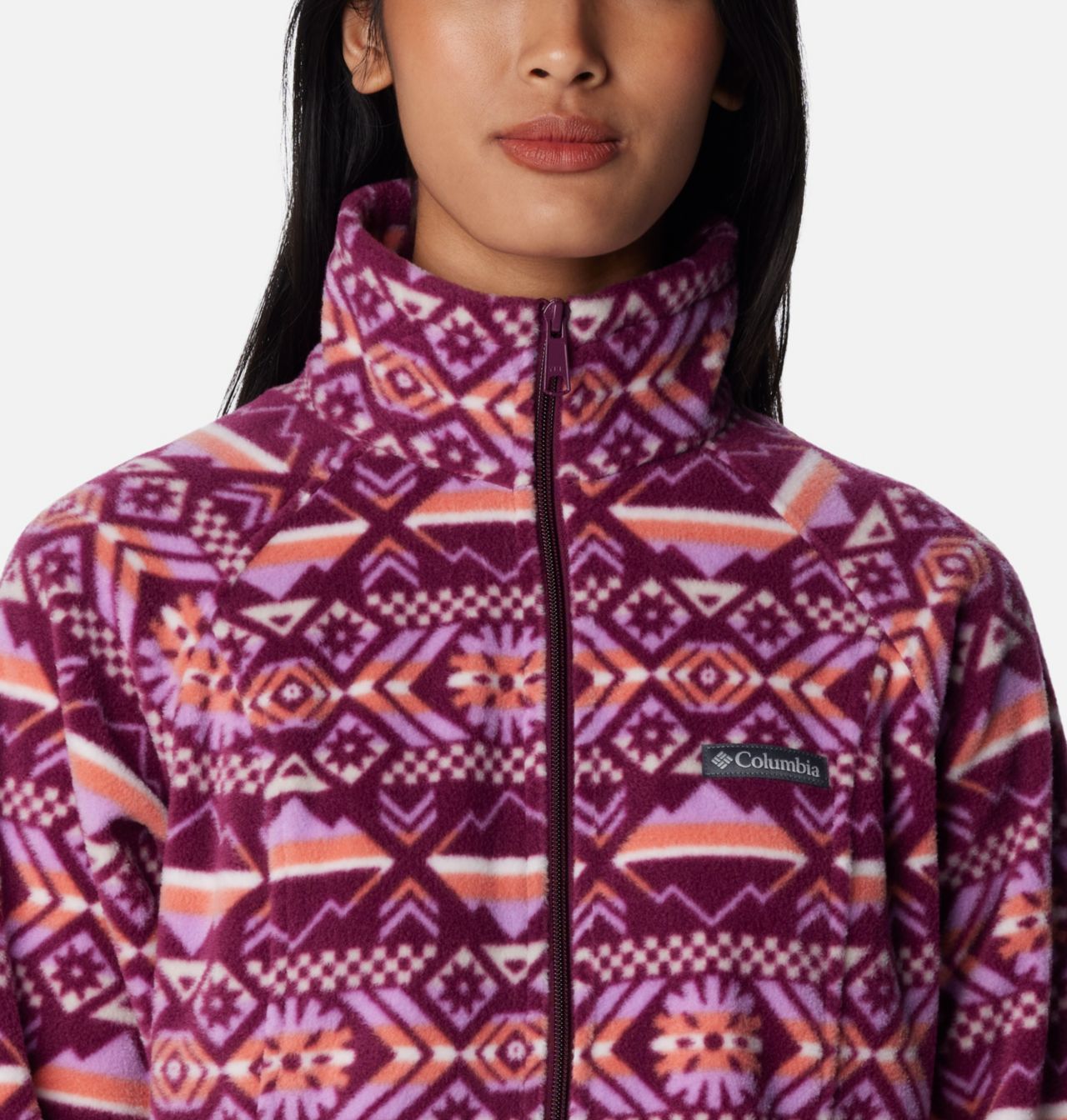 Women's Benton Springs™ Printed Full Zip Fleece Jacket 4